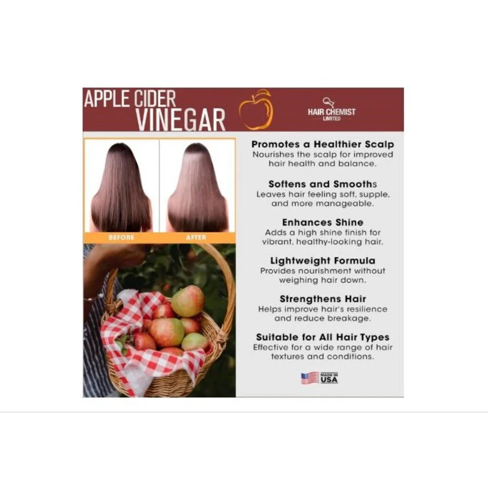 Hair Chemist Apple Cider Vinegar Revitalize & Nourish Apple seeds Oil 7.1 oz